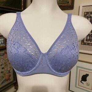 Chantelle Lavender Purple Lace Full Coverage Norah Comfort Underwire Bra 34D